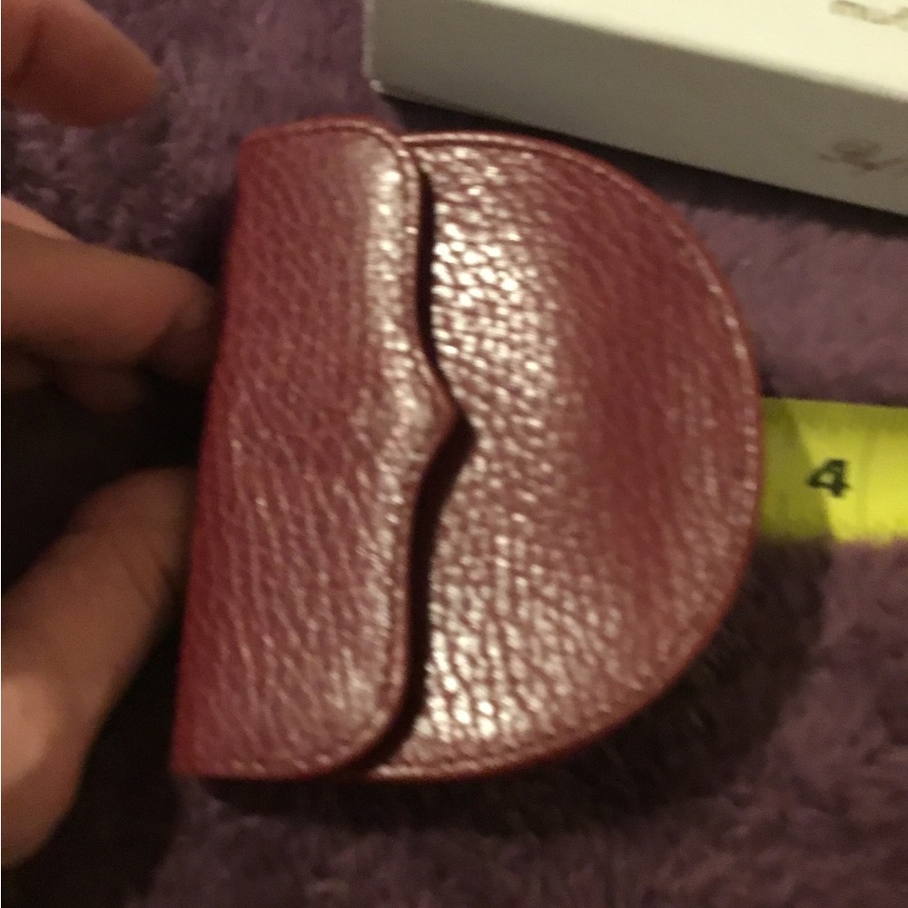 Authentic Cartier Bordeaux Leather Coin Holder - Picture 12 of 14